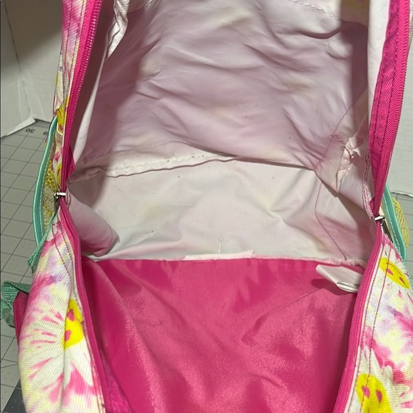 Colorful Tie-Dye Backpack with Smiley Faces - Picture 6 of 9